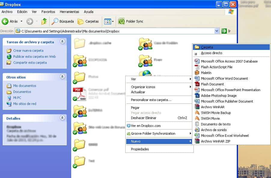 Manejo básico de Dropbox para Windows: compartir, cargar y eliminar archivos y carpetas 