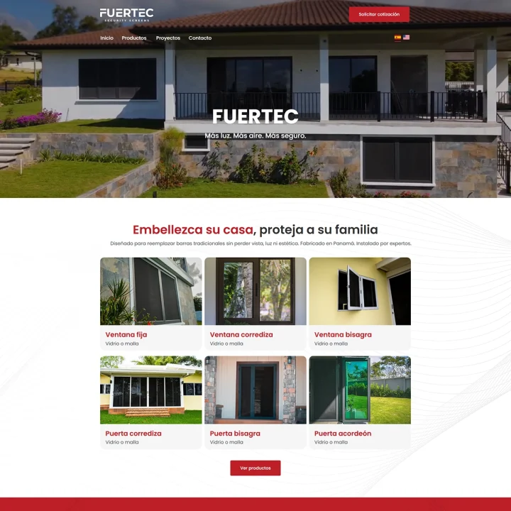 Diseños web para la industria de seguridad