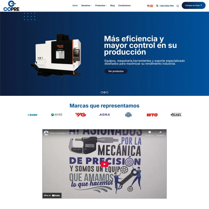 Desarrollo Web para distribuidores de herramientas