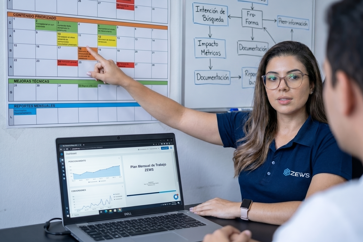 &iquest;Qu&eacute; hace una agencia SEO mes a mes?