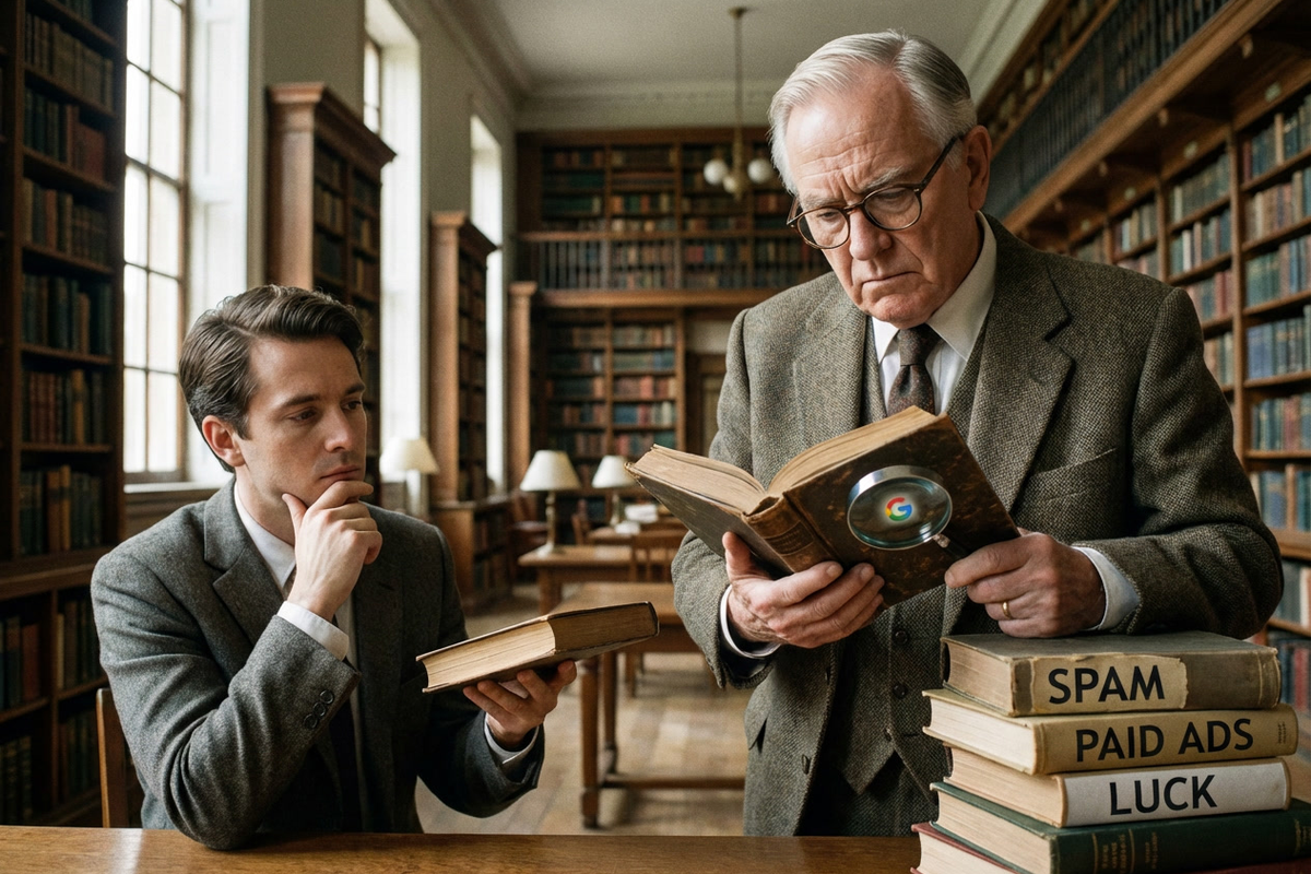 Google es un bibliotecario exigente